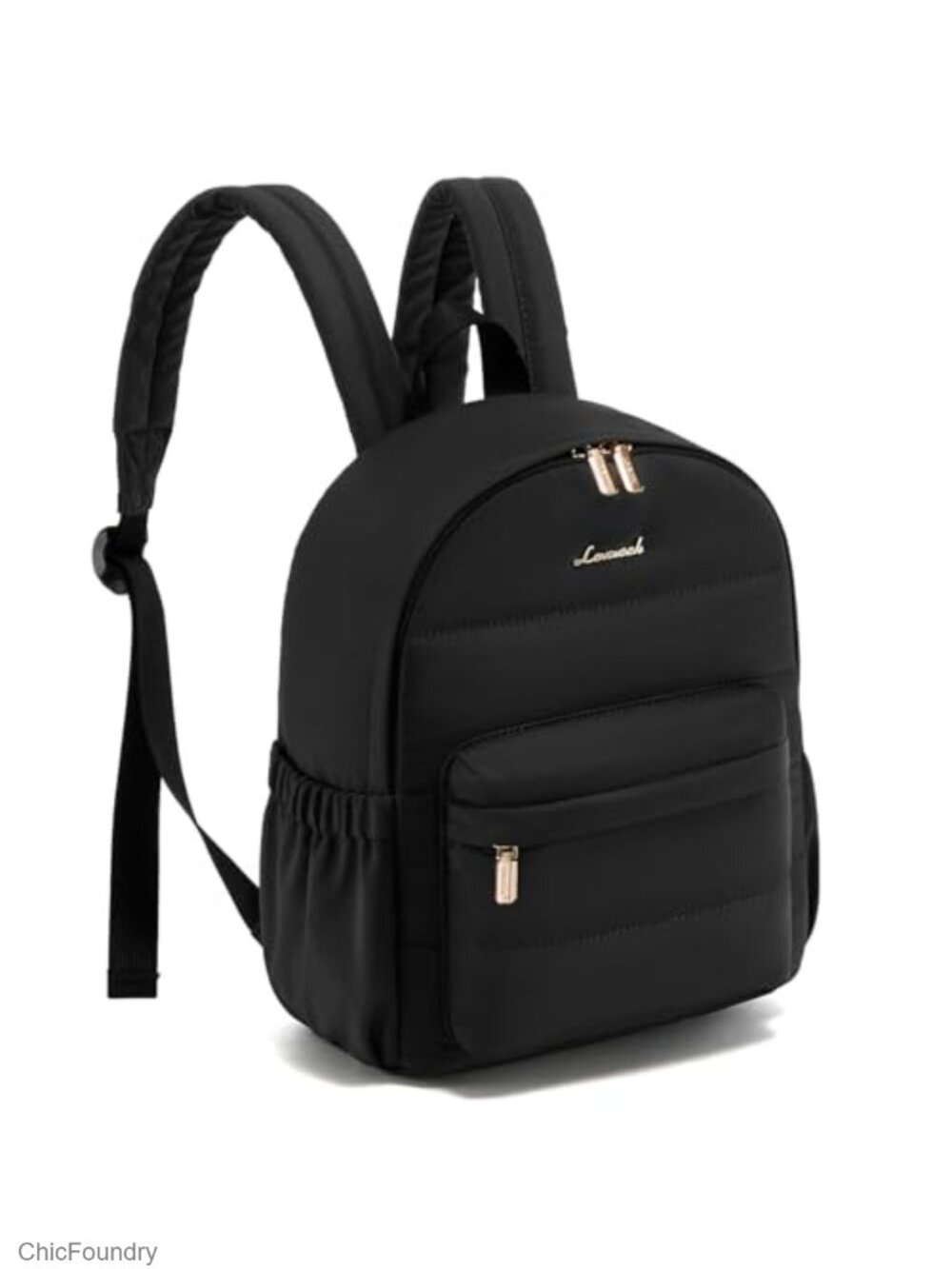 Mini Puffer Backpack Quilted Nylon Daypack Anti-Theft Travel Purse Women